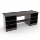 Desk With 2 Side Shelf